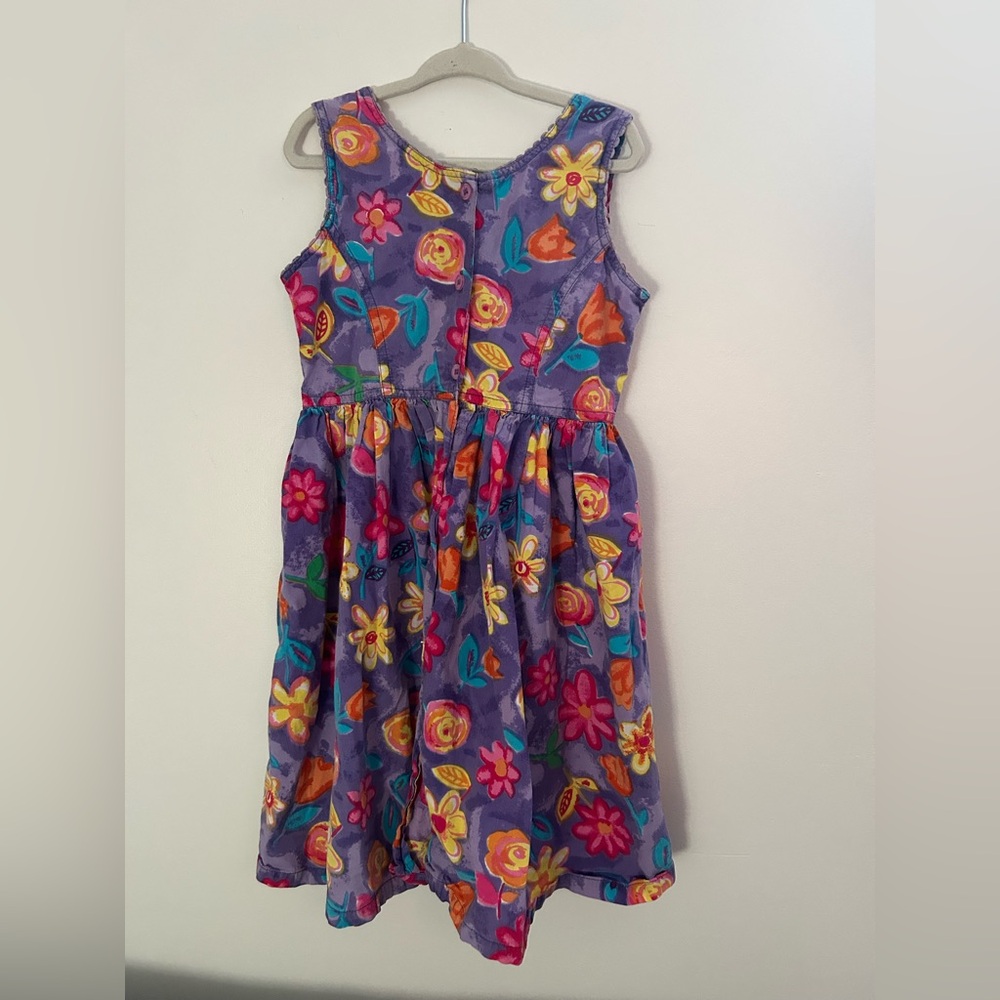 Vintage kids sears dress floral print